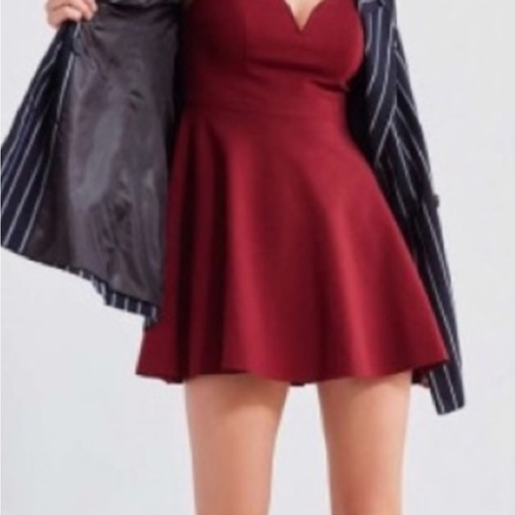 Urban Outfitters Kimchie Blue burgundy dress - Picture 2 of 4
